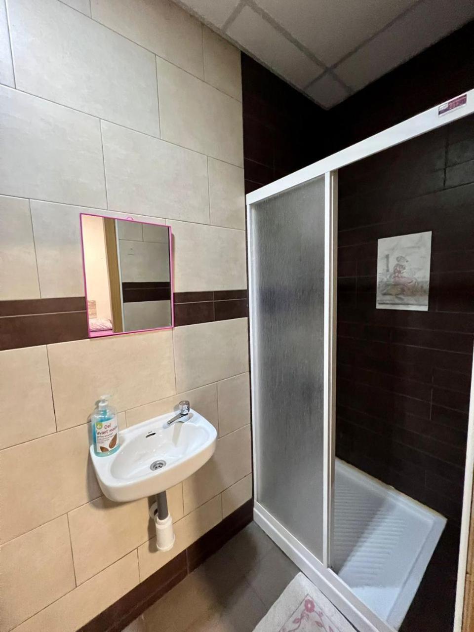 Hostal Milan アリカンテ エクステリア 写真 A shower cubicle